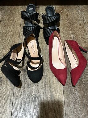 🔥 Zara, Journee Collection and a new day heel bundle women size 6.5